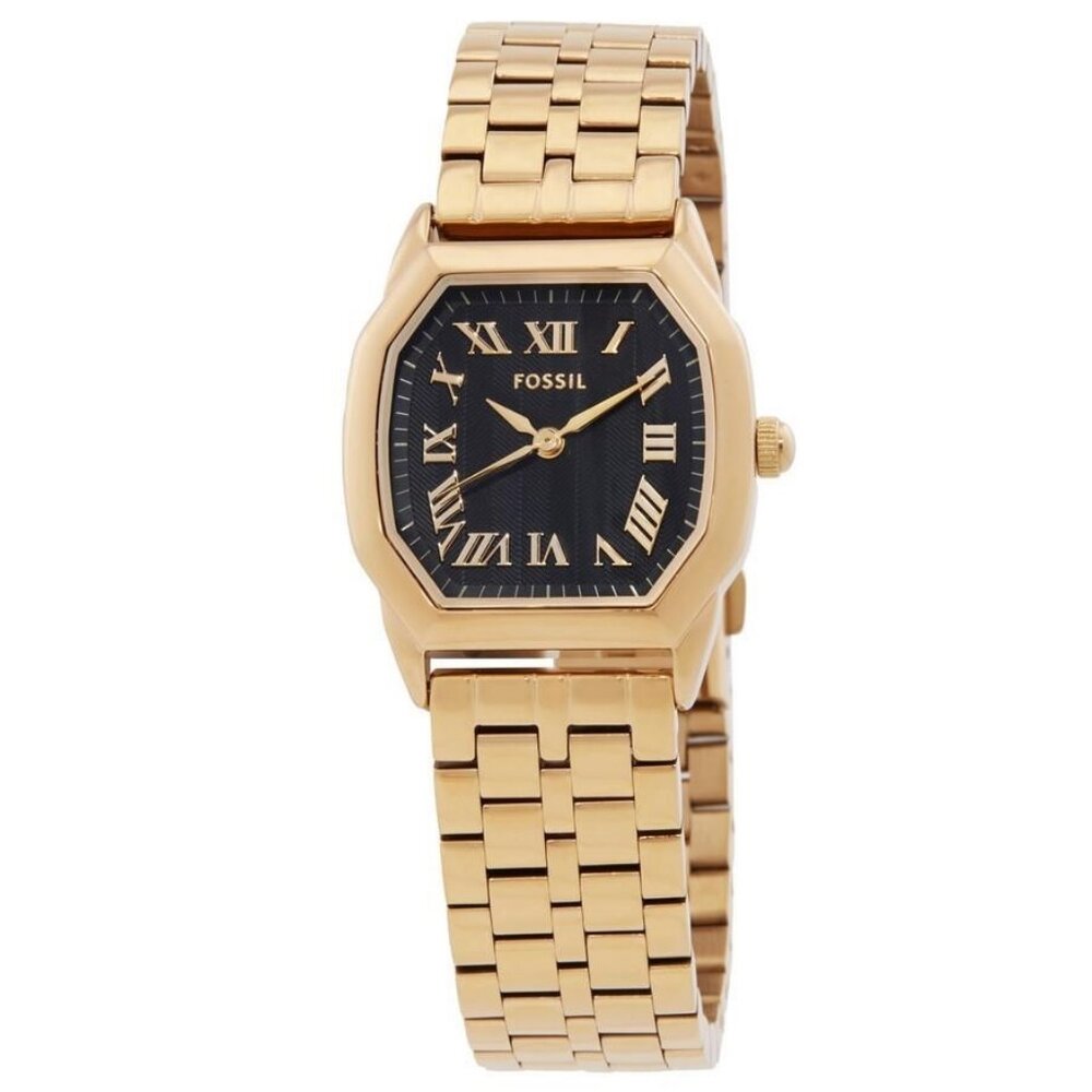 FX06936B NWT Authentic Fossil Harlow Quartz Black… - image 1